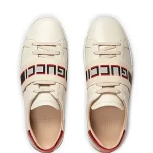 White New Ace Elastic Band Sneakers